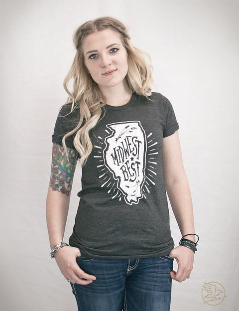 Midwest Best Tee - Grey