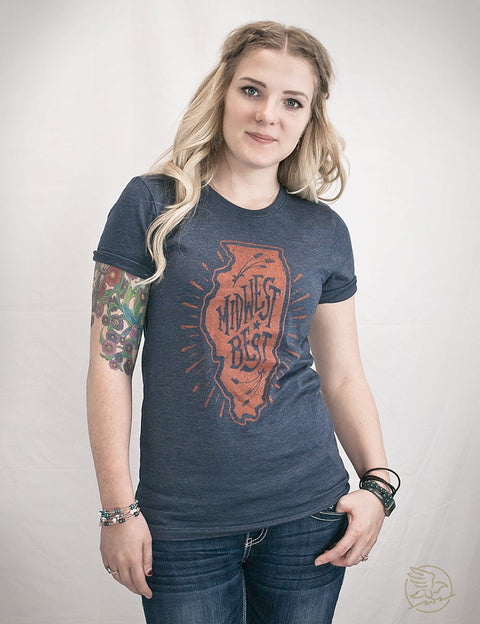 Midwest Best Tee - Navy